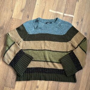 Striped GiGiO Knit Sweater - Large